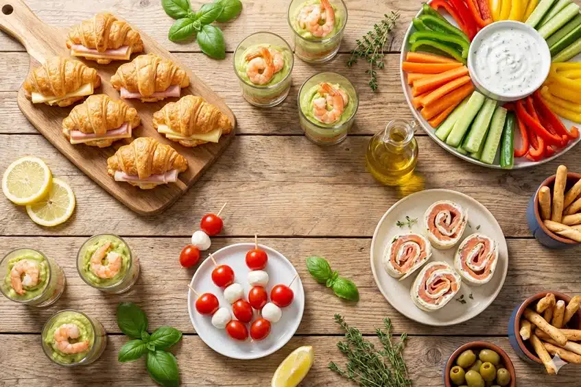 10 recette d’apéro rapide en 15 min pour sauver vos soirées