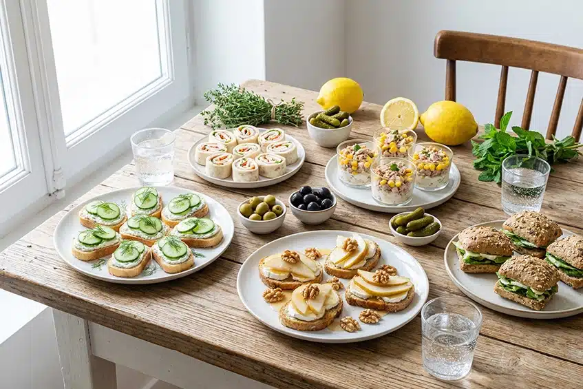 Apéro sans cuisson pas cher 5 idées rapides