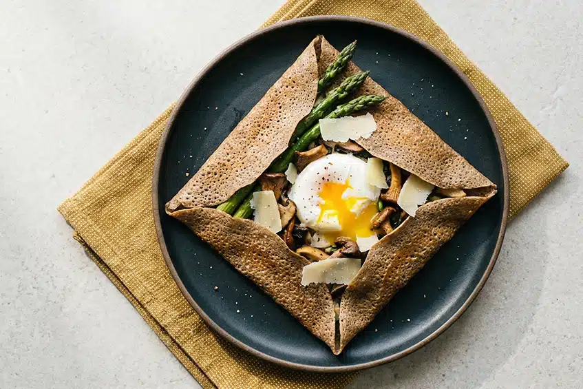 Crêpes sarrasin sans gluten 5 ingrédients, en 20min