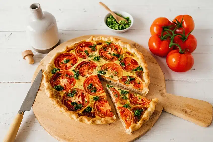 Recette de quiche thon tomate facile et rapide