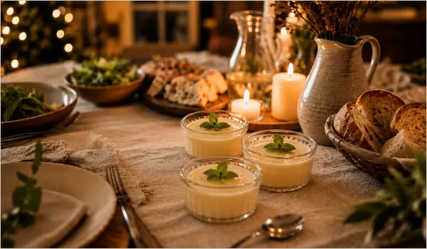 Crème vanille Thermomix servie — idée de présentation maison